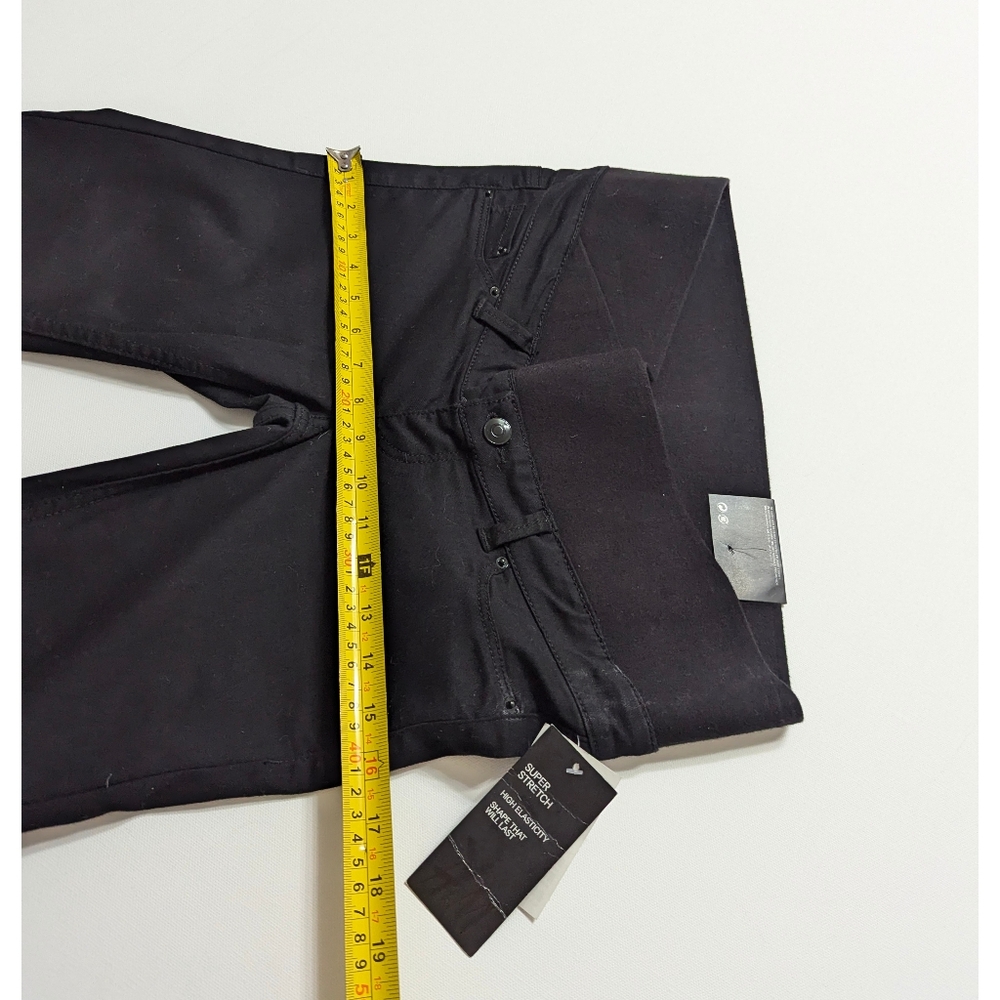 H&M MAMA Super Stretch Black Slim Leg Maternity Pants Size 6 - Picture 10 of 15